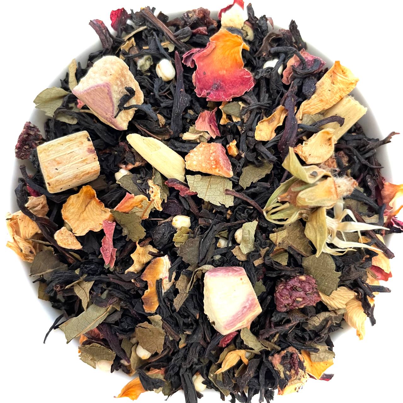 Foglie di Tè Nero Fragola & Rabarbaro - 1