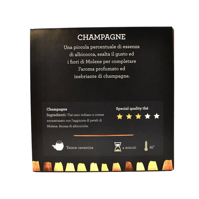 Tè Nero Indiano e Cinese Champagne in bustine - 3 - Parliamo di Thè