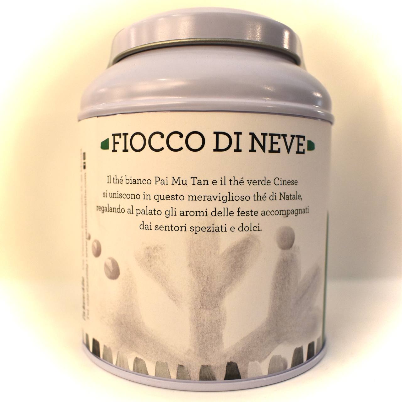 Blend Tè Bianco e Tè Verde Cinese Fiocco Di Neve Barattolo 100g