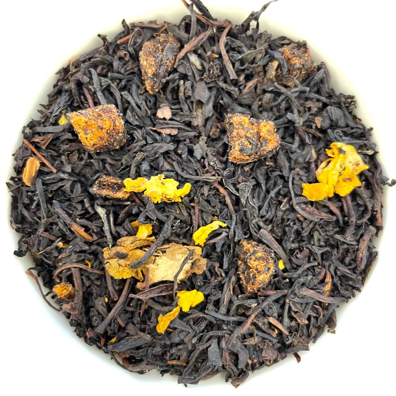 Foglie di Tè Nero Indiano e Cinese Champagne - 1