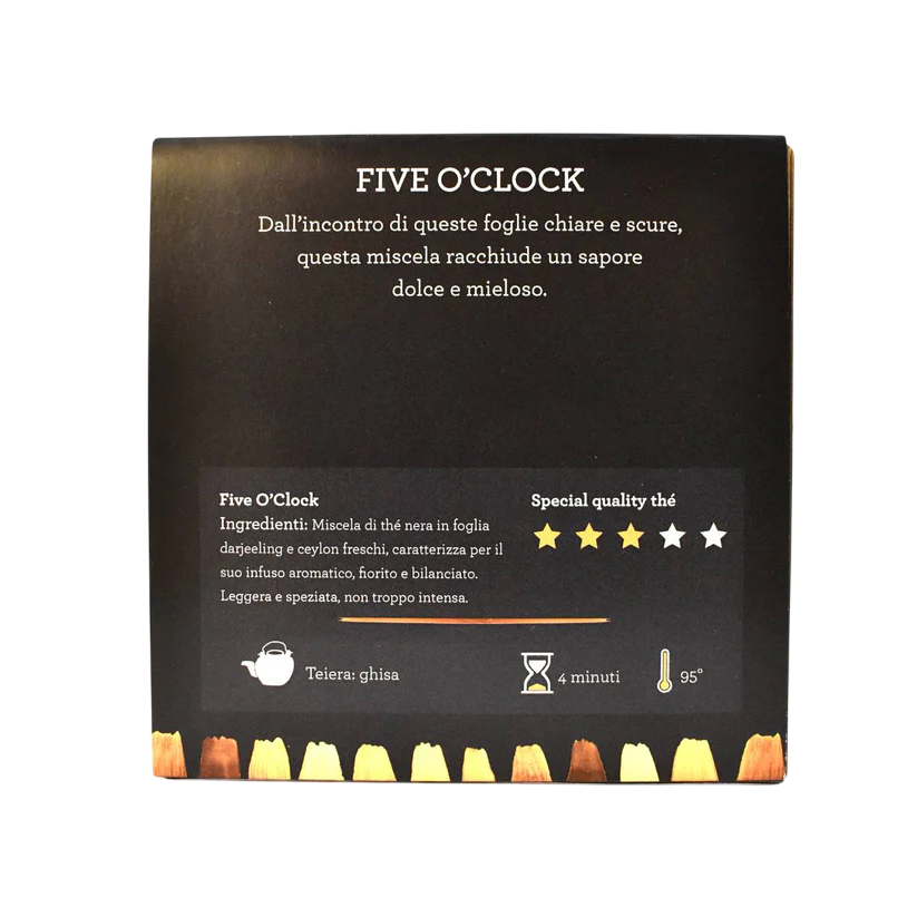Blend Tè Neri Five O'Clock in bustine - 2 - Parliamo di Thè
