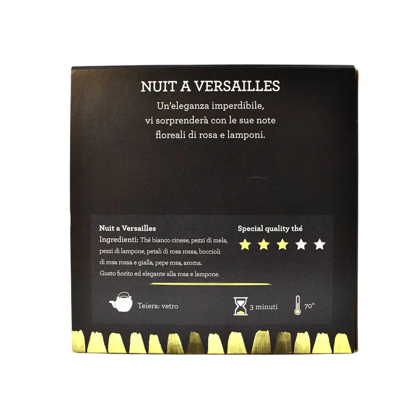 Tè Bianco Cinese Nuit A Versailles in bustine - 3 - Parliamo di Thè
