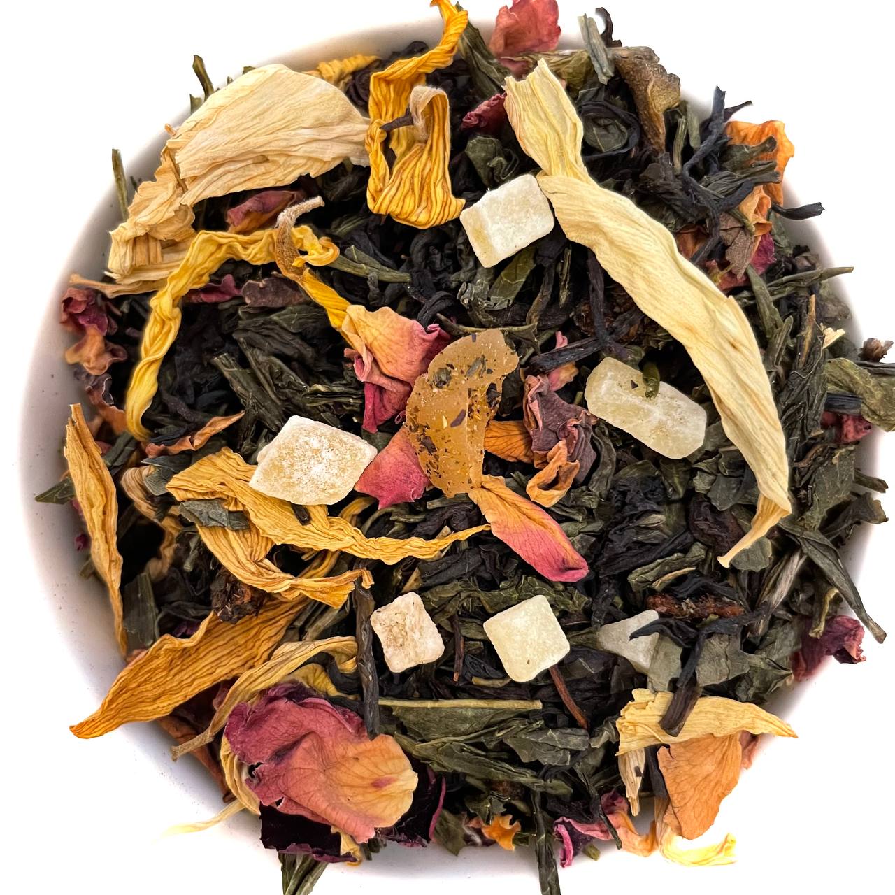 Foglie di Blend Tè Nero e Tè Verde Rosee Du Matin - 1