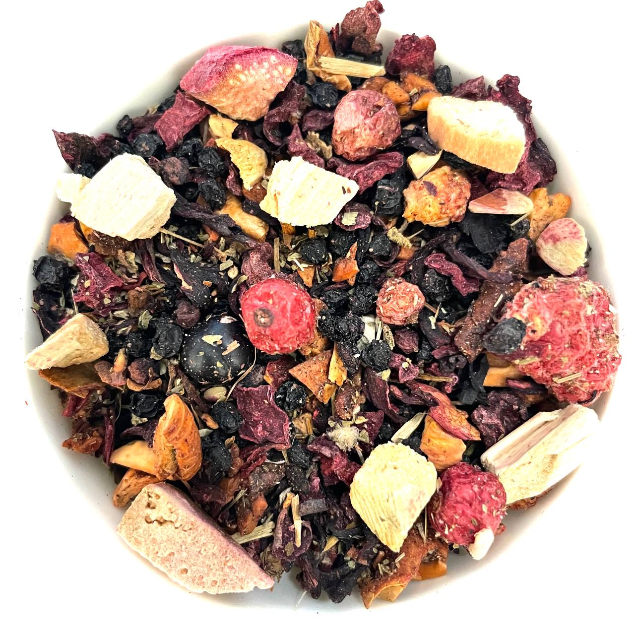 Foglie di Infuso Fragola & Rabarbaro (senza teina) - 1