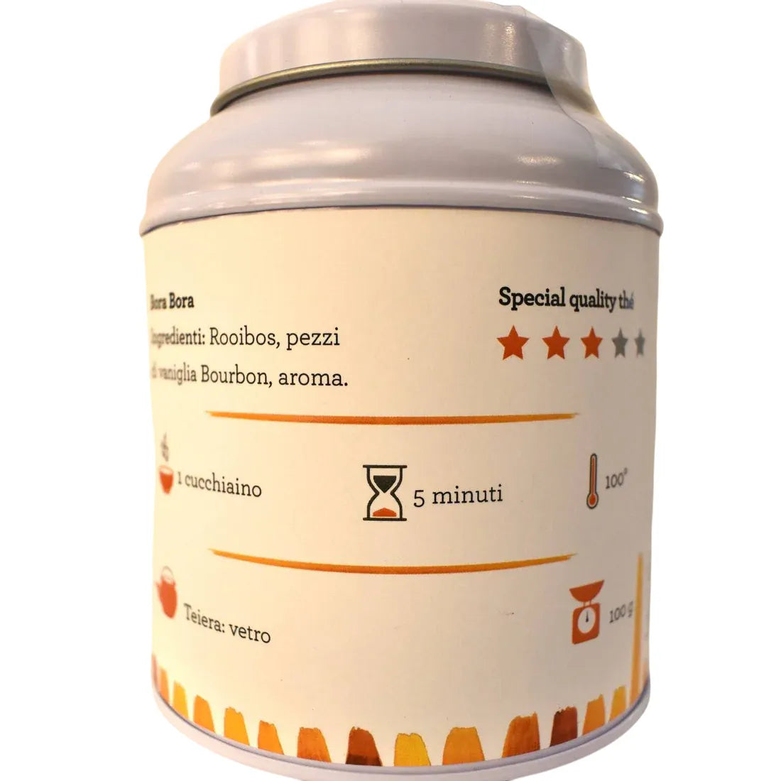 Infuso Bora Bora (Rooibos Vaniglia) Barattolo 100g