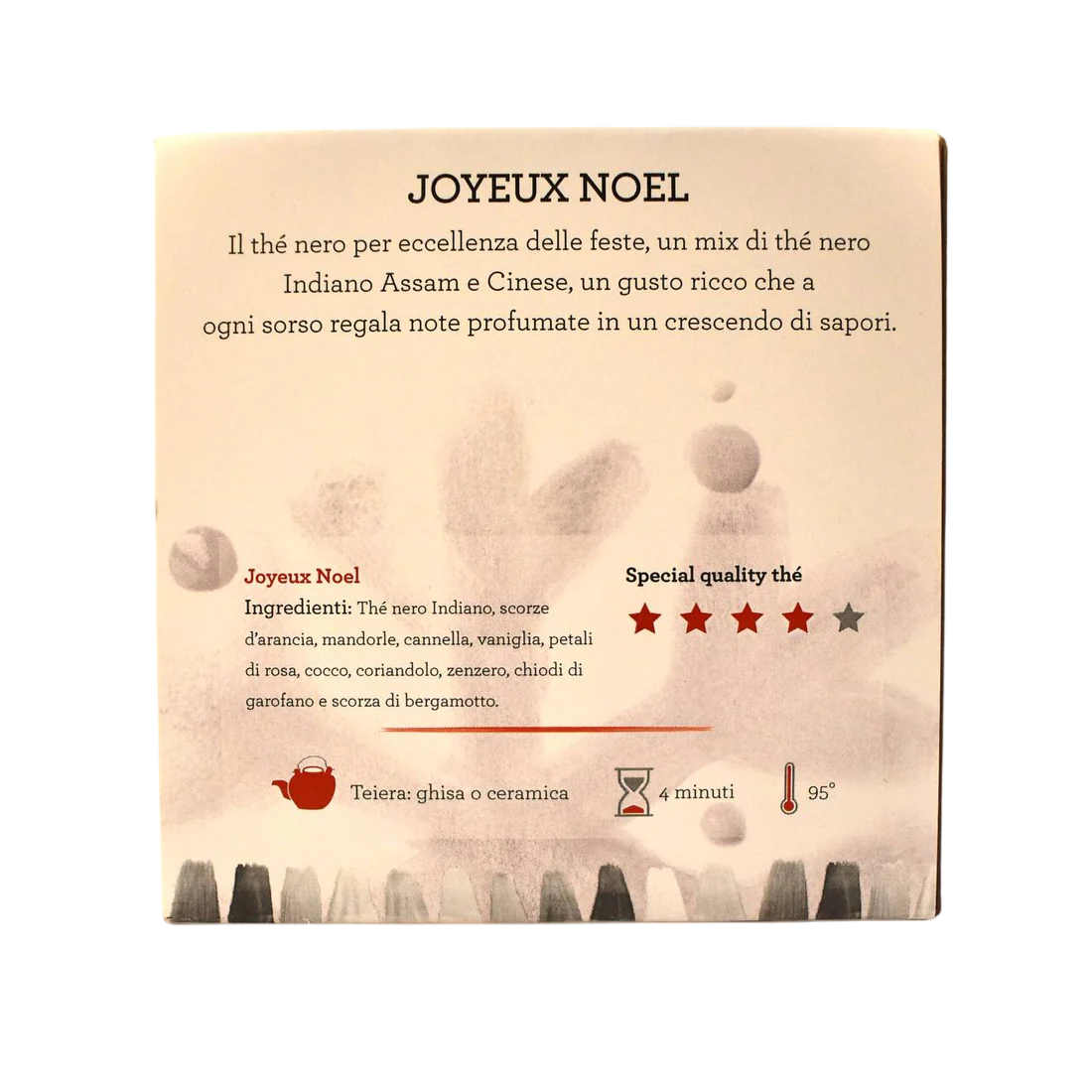 Tè Nero Joyeux Noel in bustine