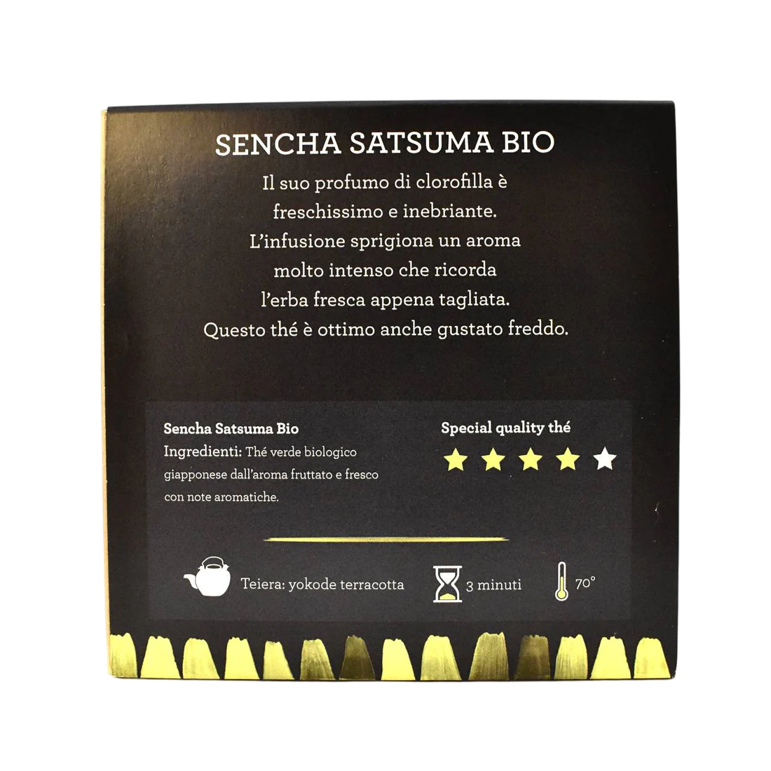 Tè Verde Giapponese Sencha Satsuma Bio in bustine
