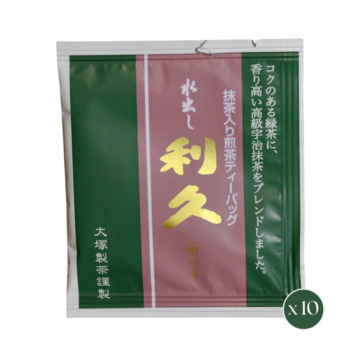 Bustina di Tè Verde Sencha con Matcha Premium - Pack da 10 Bustine