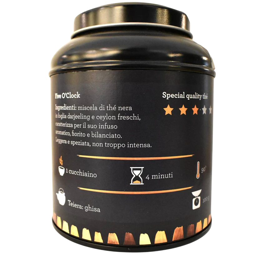 Blen Tè Neri Five O'Clock Barattolo 100g