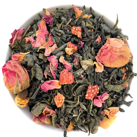 Tè Verde Cinese Rosa & Fragola