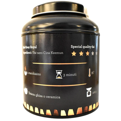 Tè Nero Earl Grey Royal Barattolo 100g