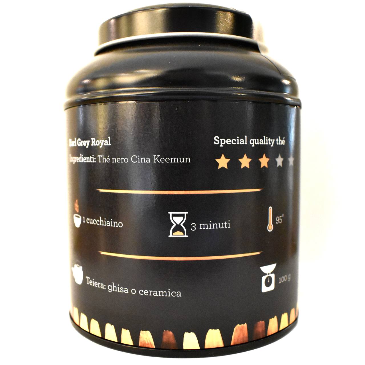 Tè Nero Earl Grey Royal Barattolo 100g