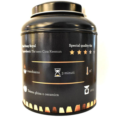 Tè Nero Earl Grey Royal Barattolo 100g