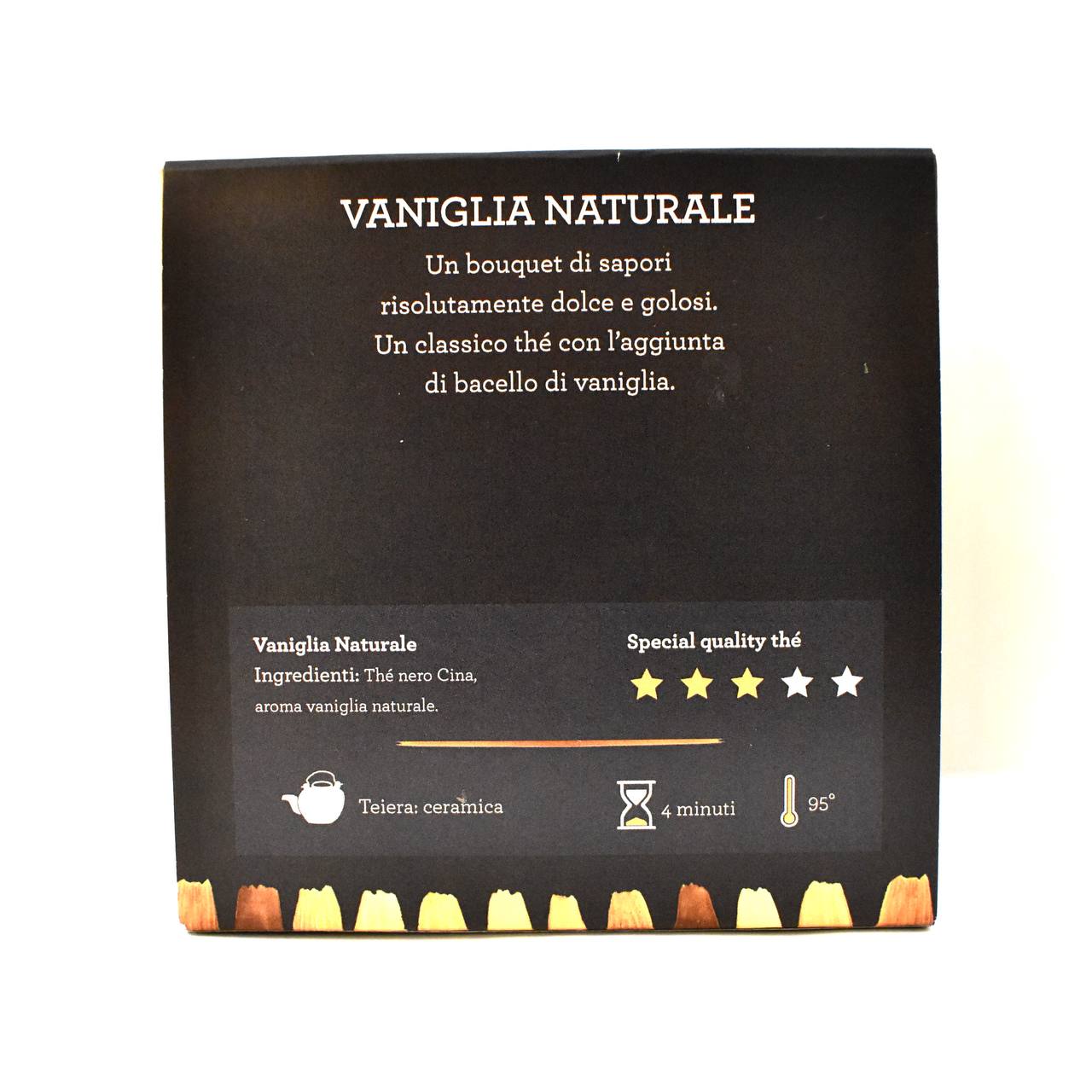 Tè Vaniglia Naturale (Tè Nero) in bustine