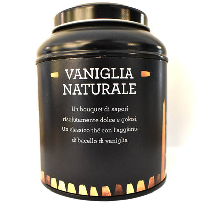 Tè Vaniglia Naturale (Tè Nero) Barattolo 100g