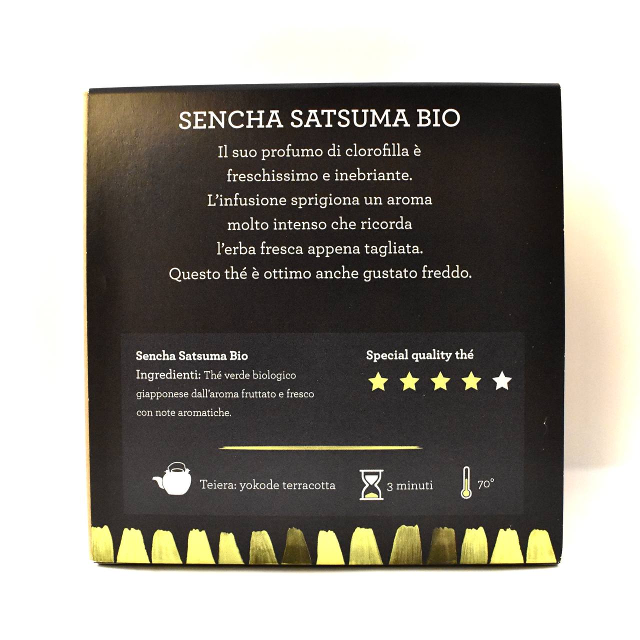 Tè Verde Giapponese Sencha Satsuma Bio in bustine