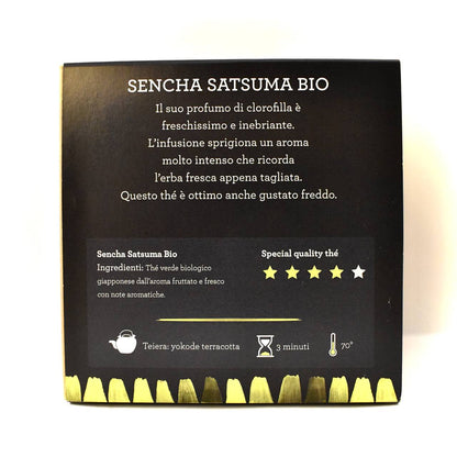 Tè Verde Giapponese Sencha Satsuma Bio in bustine