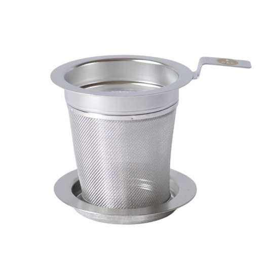 Filtro da Tè da Tazza con Coperchio/Piattino - 1 - Parliamo di Thè