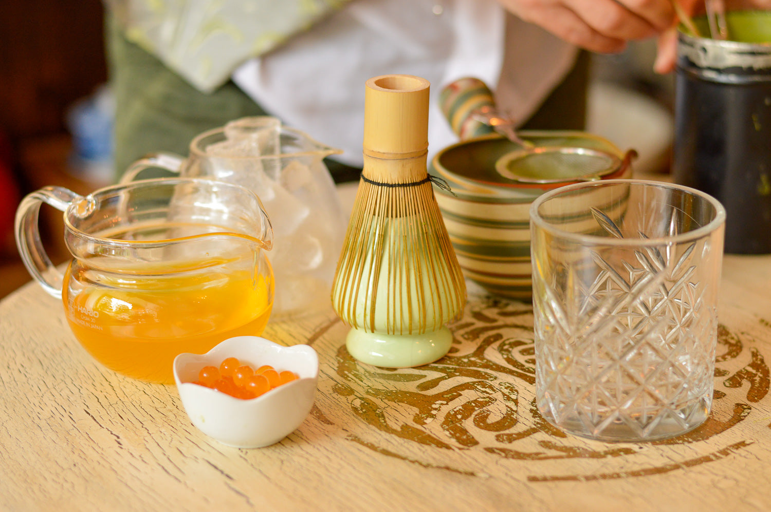 Frusta Di Bambù Chasen Per Tè Matcha - 100 Bastoncini Artigianali | Preparazione Tradizionale - Foto 2