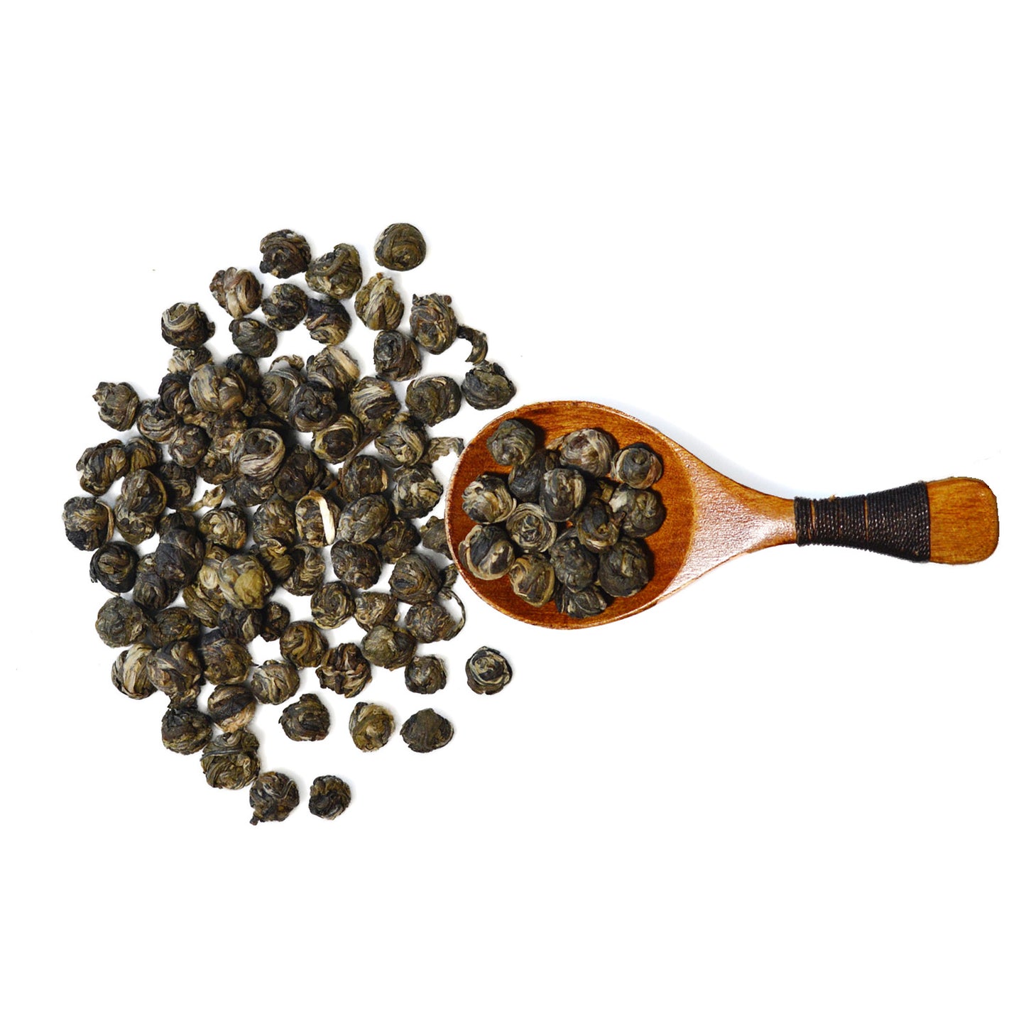 Tè verde jasmin pearls long zhu