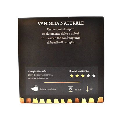 Tè nero Vaniglia Naturale in bustine