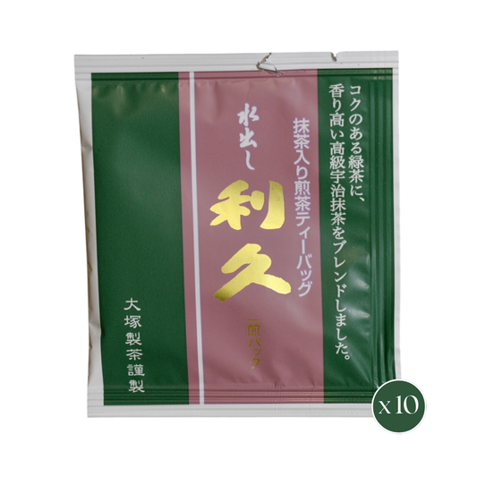 Bustina di Tè Verde Sencha con Matcha Premium - Pack da 10 Bustine